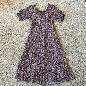 Old Navy smoked floral midi dress